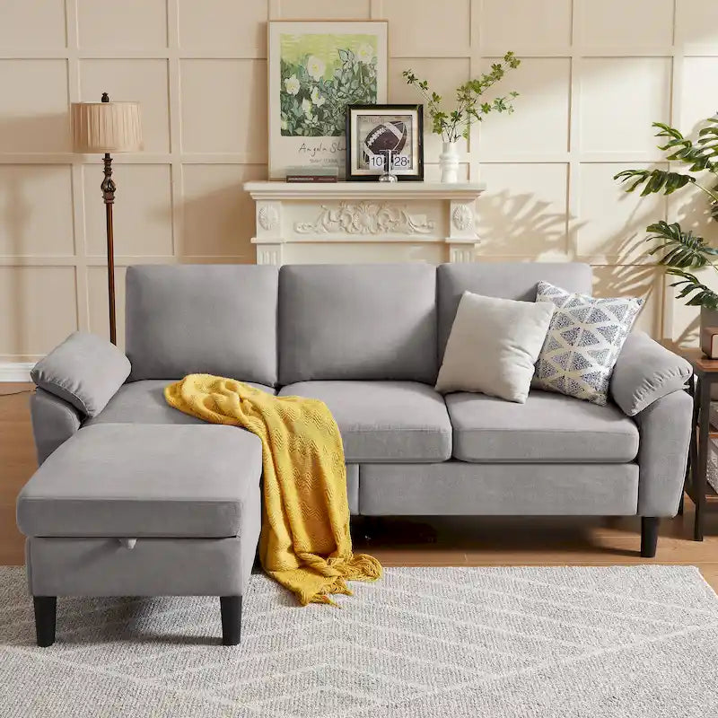 79,72 € Canapé d'angle en forme de L pour salon