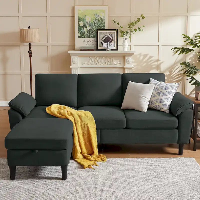 79,72 € Canapé d'angle en forme de L pour salon