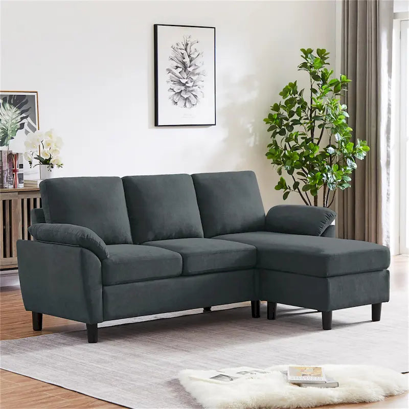 79,72 € Canapé d'angle en forme de L pour salon