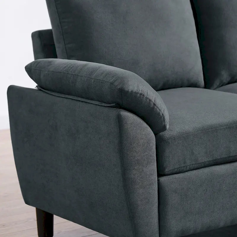 79,72 € Canapé d'angle en forme de L pour salon