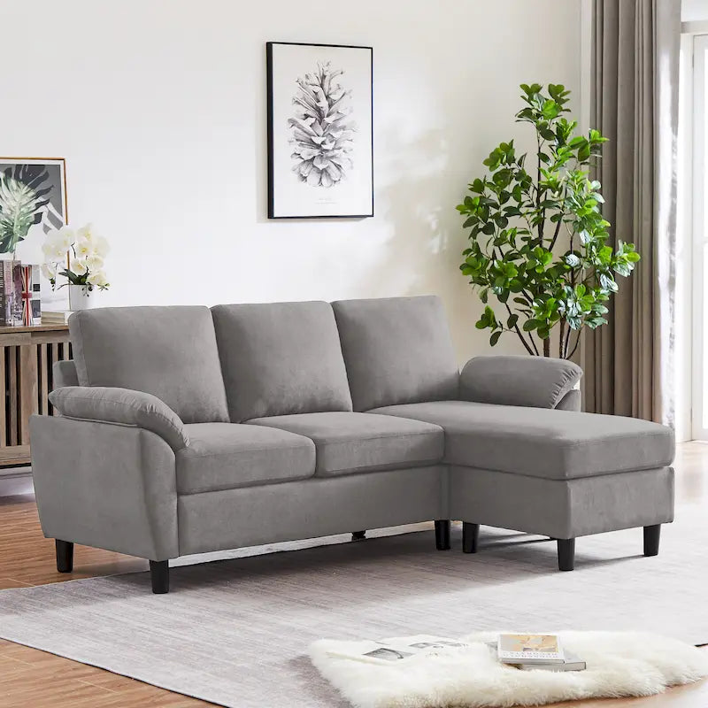 79,72 € Canapé d'angle en forme de L pour salon