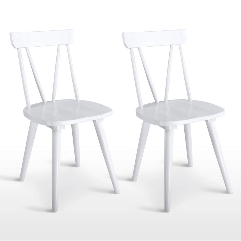 17.4 Chaises de salle à manger larges en bois