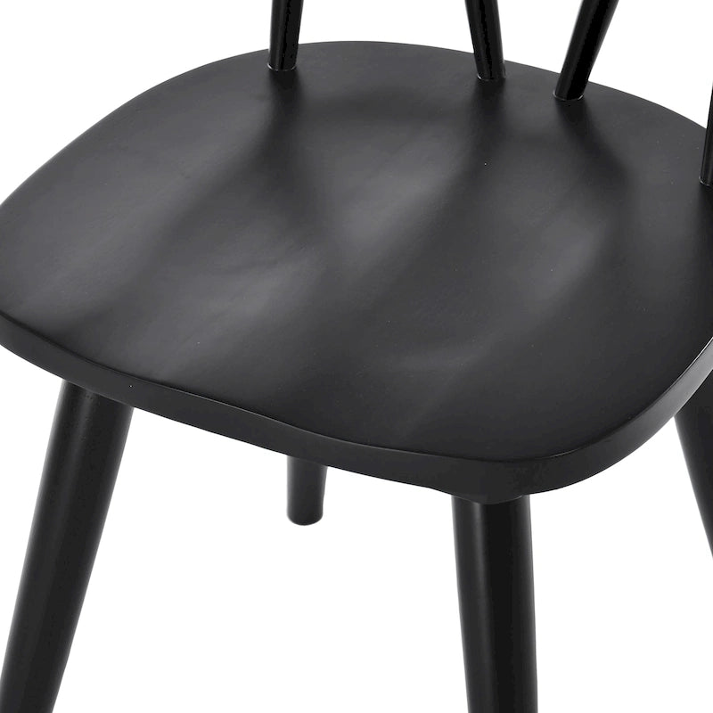 17.4 Chaises de salle à manger larges en bois