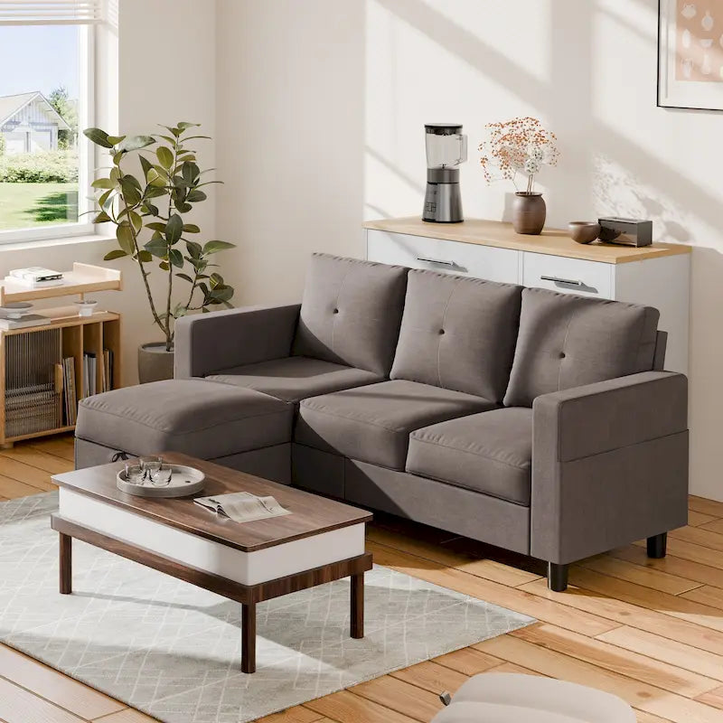 Canapé modulable convertible en L
