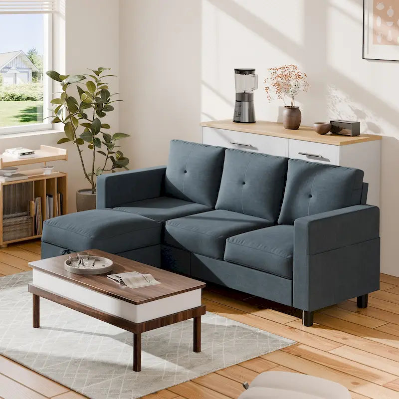 Canapé modulable convertible en L