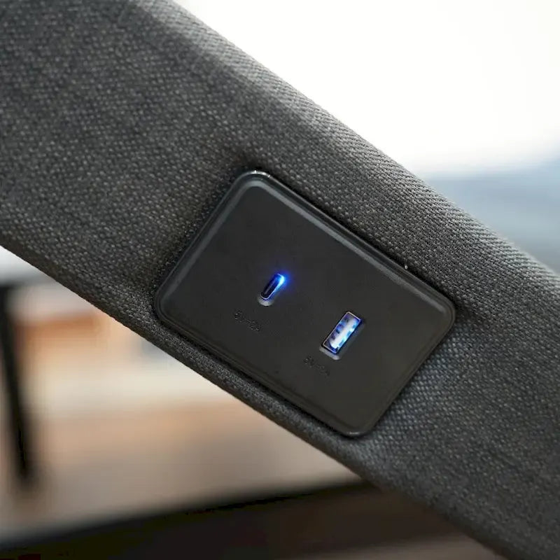Cadre de lit réglable pour lits avec rangement, gravité zéro, station de charge USB, télécommande sans fil pour l'inclinaison de la tête et des pieds