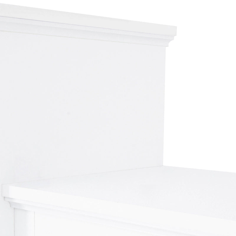 Meuble TV avec pont, table console TV pour téléviseurs jusqu'à 70 pouces, deux colonnes latérales