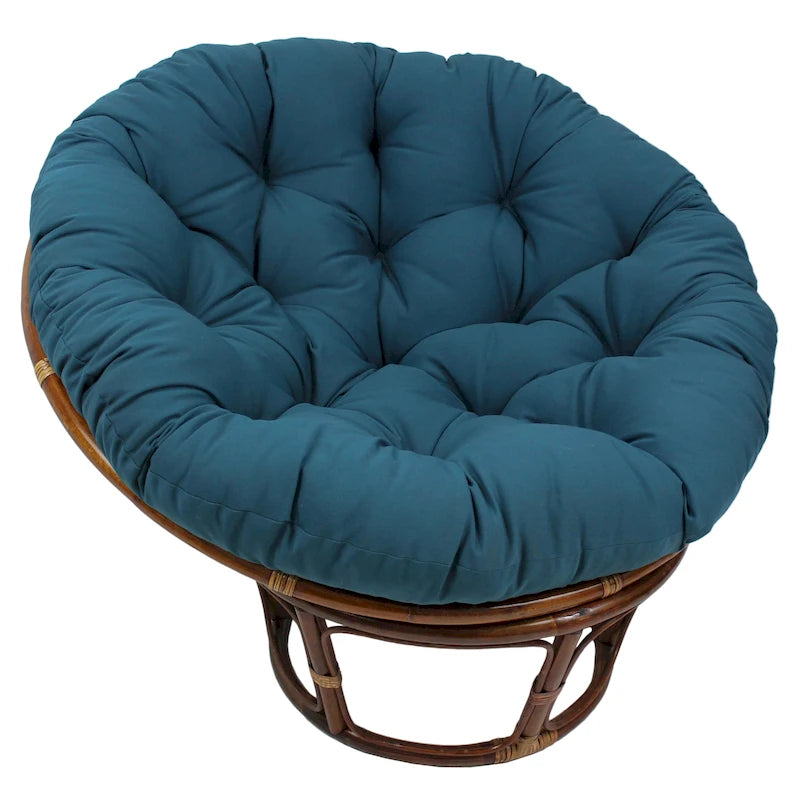 Coussin uni en sergé pour fauteuil Papasan de 52 po (coussin seulement)