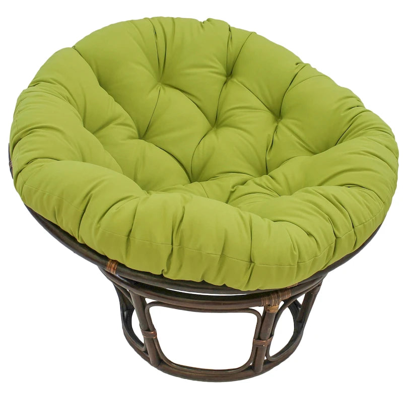 Coussin uni en sergé pour fauteuil Papasan de 52 po (coussin seulement)