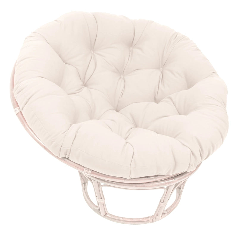 Coussin uni en sergé pour fauteuil Papasan de 52 po (coussin seulement)