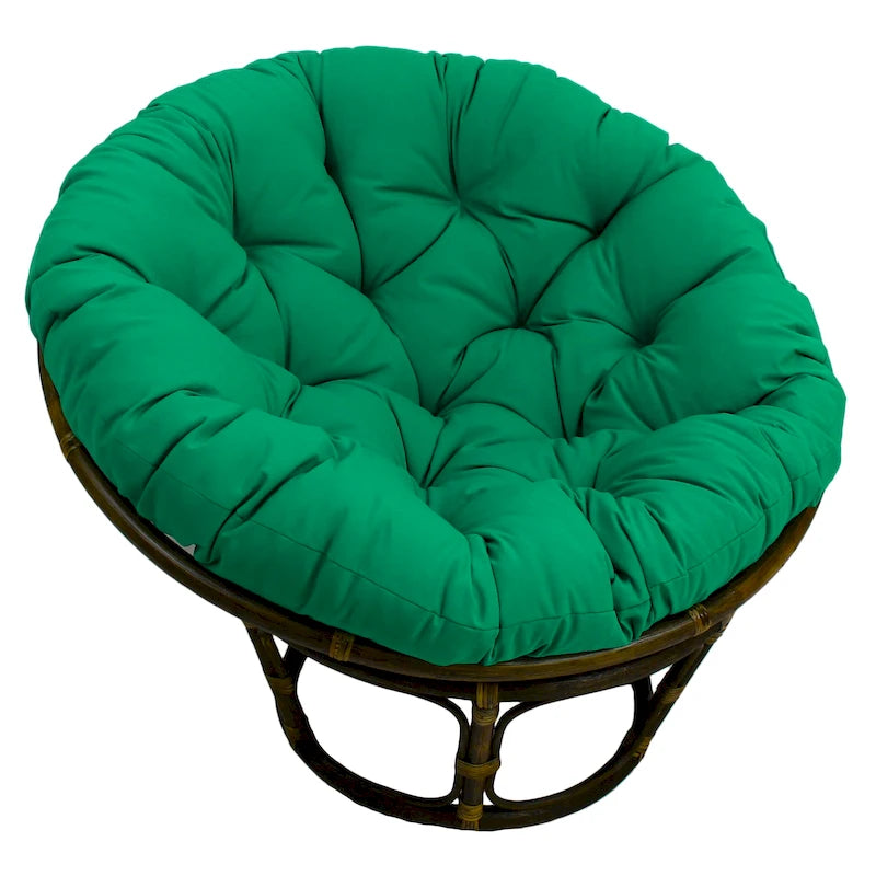 Coussin uni en sergé pour fauteuil Papasan de 52 po (coussin seulement)