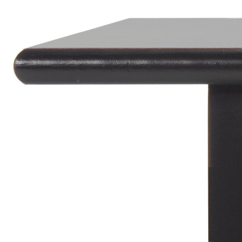 Table basse grise à deux tiroirs — 105,9 cm L x 55,1 cm P x 47 cm H