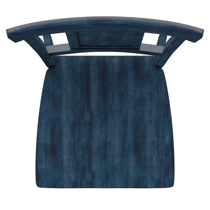 Chaises de salle à manger à dossier en bois (lot de 2)