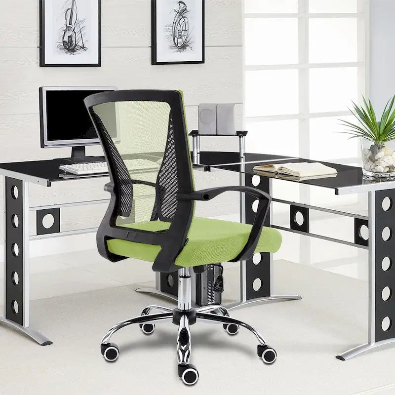 Chaise de bureau à dossier mi-hauteur