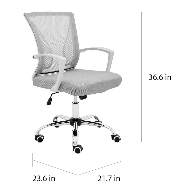 Chaise de bureau à dossier mi-hauteur