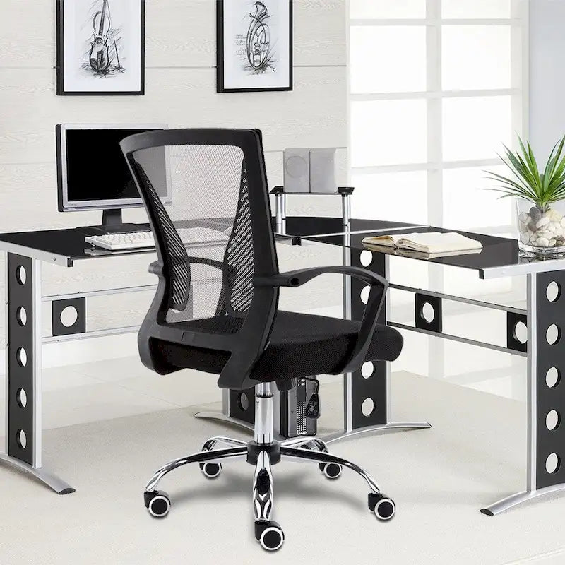 Chaise de bureau à dossier mi-hauteur