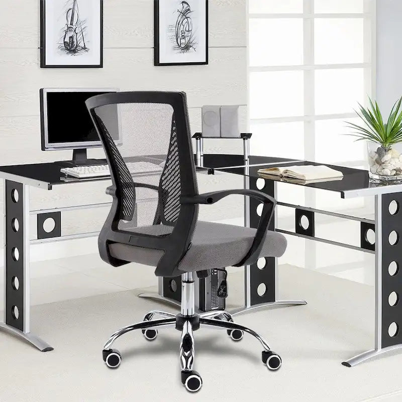 Chaise de bureau à dossier mi-hauteur