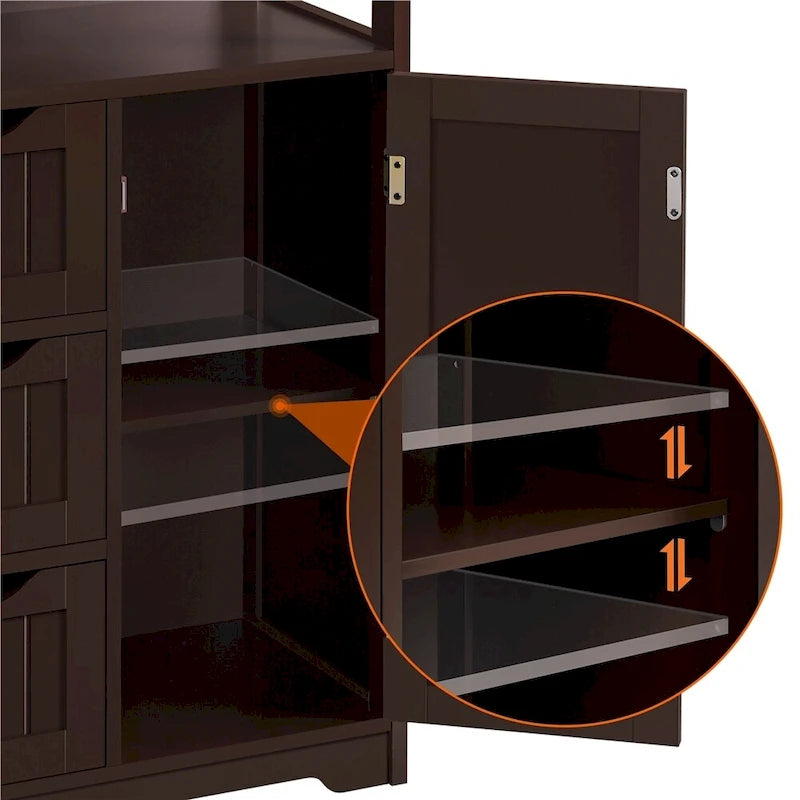 Meuble de rangement pour salle de bain, chambre à coucher