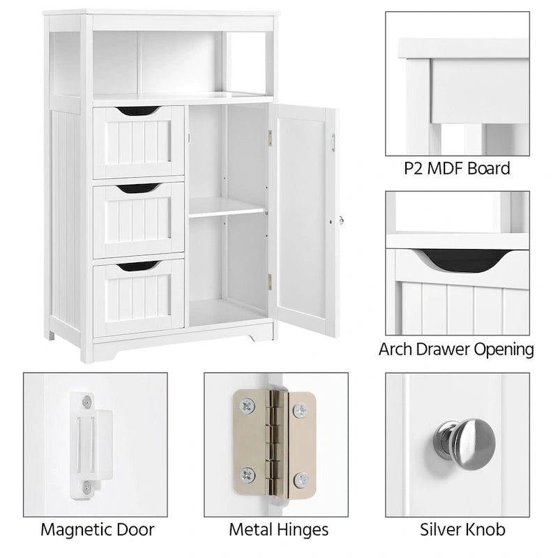 Meuble de rangement pour salle de bain, chambre à coucher