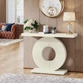 Table console moderne de 40 pouces pour entrée, table d'appoint pour canapé de salon